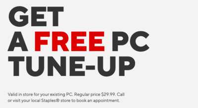 Boost Your Computer’s Performance: FREE PC Tune-Up at Staples!