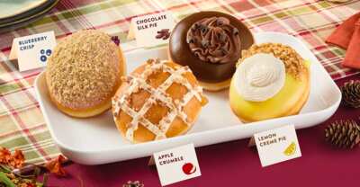 Thanksgiving Treat Alert! Free Pies Collection Donut at Krispy Kreme