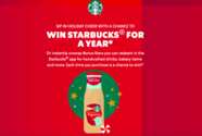 Free Coffee for a Year? Enter to Win Starbucks & More!