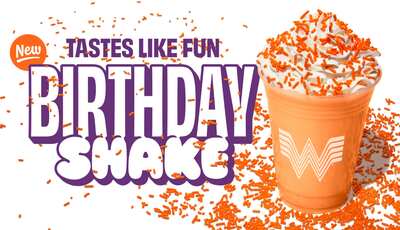 Orange Birthday Cheer: FREE Shake at Whataburger!