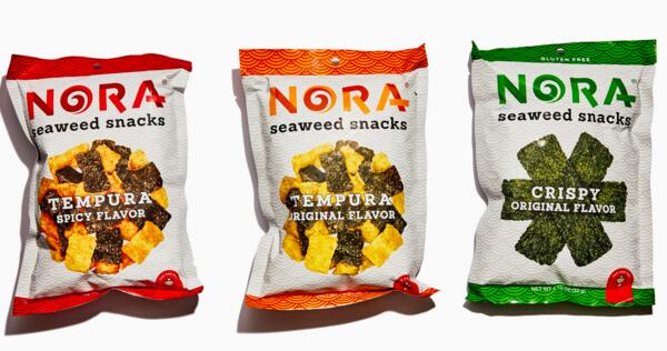 Crunchy, Savory, FREE: Nora Seaweed Snacks + FREE Shipping!