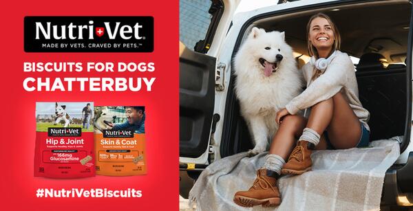 Healthy Snacking: Free Nutri-Vet Biscuits for Dogs Chatterbuy Kit!