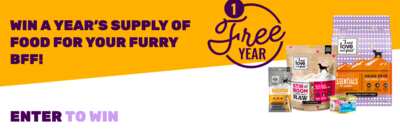 Spoil Your Pet! Win Free I and love and you Pet Food for a Year!