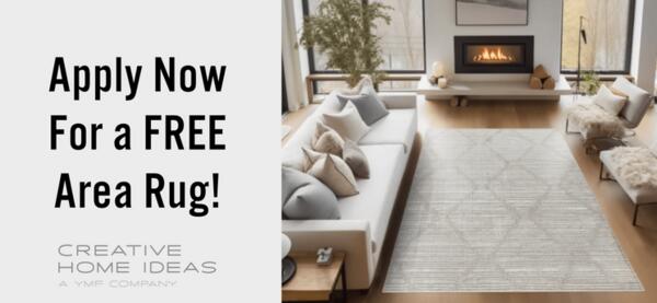 Refresh Your Space! Get a Possible Free Creative Home Ideas Area Rug!