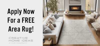 Refresh Your Space! Get a Possible Free Creative Home Ideas Area Rug!