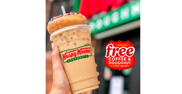 Krispy Kreme Honors First Responders with Free Treats on October 28th!