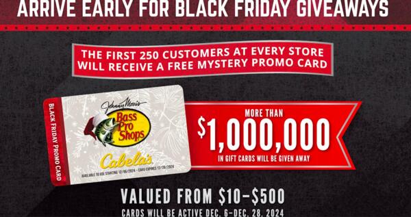 Mystery Awaits! Free Promo Cards at Bass Pro Shops & Cabela's!