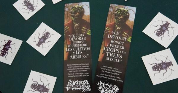 Keep Your Place in Style with a Free Hungry Pests Bookmark!