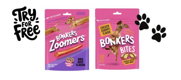 Paws Up for FREE BONKERS Dog Treats! Claim Yours Now!