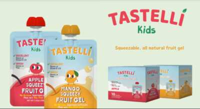 Taste the Freshness: Free Tastelli Natural Fruit Gel Pouch Available Now!