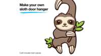 Bring a Sloth to Your Door: Free Craft Kit at JCPenney!