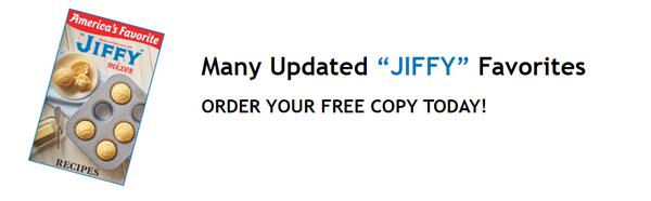 Get a Free Copy for The Jiffy Mix Recipe Booklet Right To Your Doorstep!