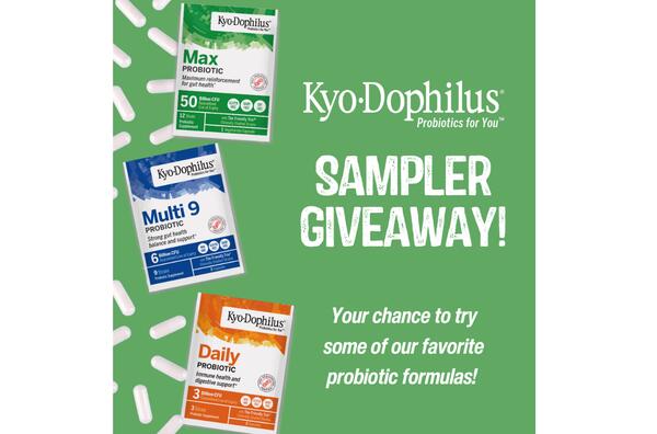 Say Hello to Healthy Gut Flora: Get a Free Kyo-Dophilus Sample Pack!