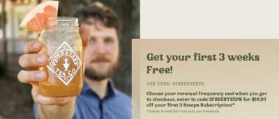 Free Tea, Delivered! Enjoy 3 Free Weeks of a Premium Tea Subscription!