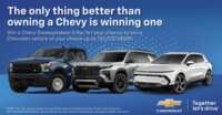 Win the Chevrolet You've Always Wanted – $50,000 Value!