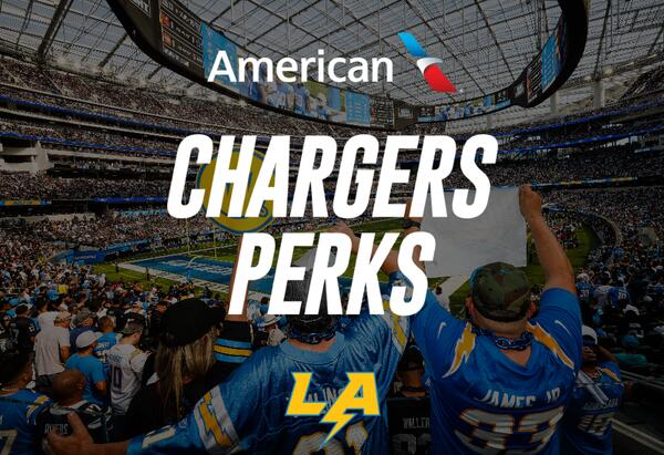 Enter the American Airlines Sweepstakes and WIN Trip to a Chargers Away Game Worth up to $2,800!