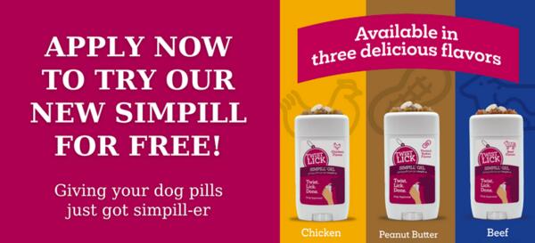 No More Pill Struggles – FREE Vetality Twist & Lick SimPill for Your Dog!