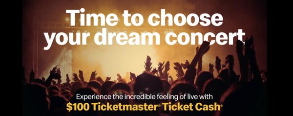 $100 Ticketmaster Credit? It’s Yours for Free!