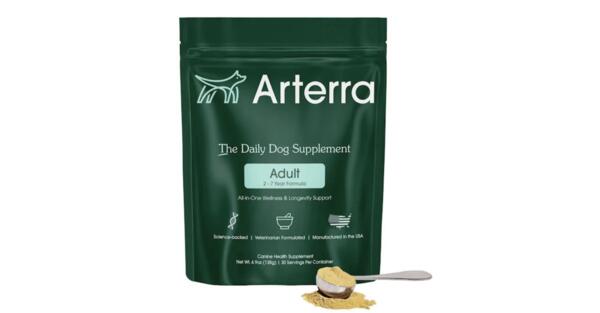 Try Arterra All-in-One Dog Supplements for Free Today!