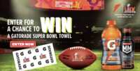 Feel Like a Champion – Win a Gatorade Super Bowl Towel!