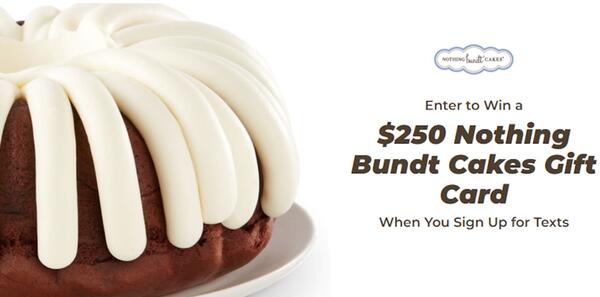 Bundt-astic Giveaway! Win a $250 Gift Card to Nothing Bundt Cakes!