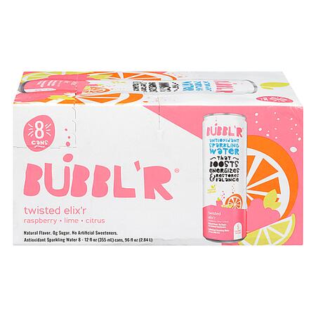 Claim a FREE 6-Pack of BUBBL'R Antioxidant Sparkling Water 