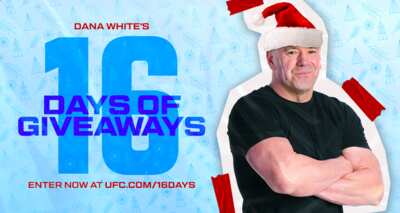 Dana White’s 16 Days of Giveaways – Don’t Miss Your Daily Prize!