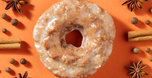 Fall into Yummy: Free Pumpkin Spice Cake Donut at Krispy Kreme!