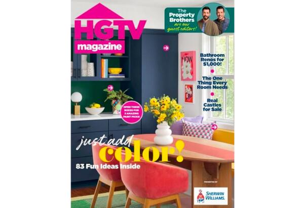 Home Makeover Inspiration Awaits! Get HGTV Magazine Free for a Year!