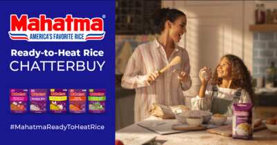 Ready in Minutes! Free Mahatma Ready-to-Heat Rice with Chatterbuy!