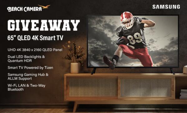 Crystal-Clear Viewing: Enter to Win a Samsung 4K QLED TV!