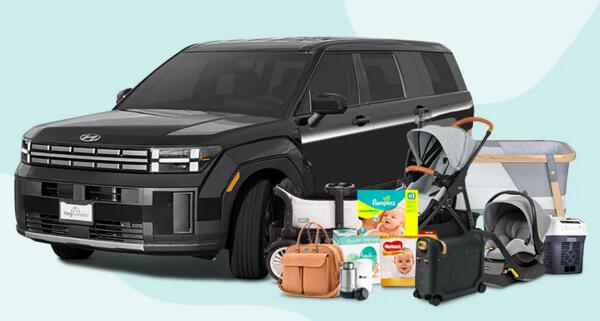 Enter the Tiny Traveler Big Delivery Giveaway for a chance to win 2024 Hyundai Santa Fe SE & a Tiny Traveler Prize Pack!
