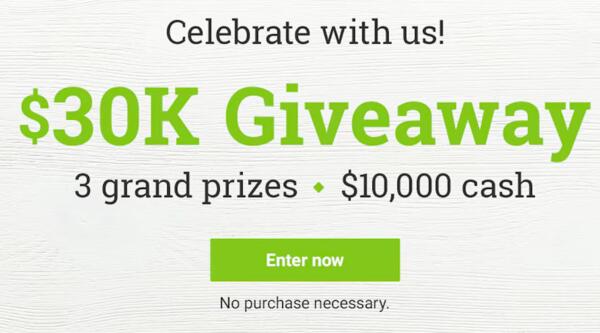 Enter the Vitacost $30k Giveaway for a chance to win $10,000! 