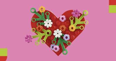 Celebrate Valentine’s Day: Free LEGO Heart Build Fun!