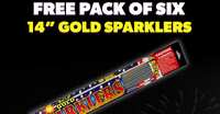 Free Gold Sparklers: Bring a Little Magic to Your Celebration!