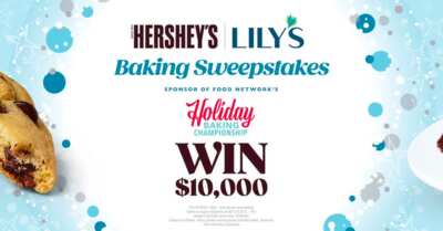 Whip Up Big Wins! $10,000 or a Hershey's Baking Toolkit Prize Pack Up for Grabs!