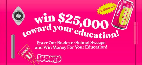 Make a Splash This School Year: Poppi Back to School Sweepstakes!