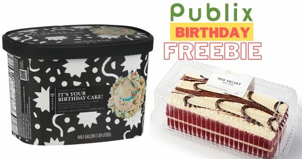 Get Free Ice Cream or Cake for Your Birthday at Publix
