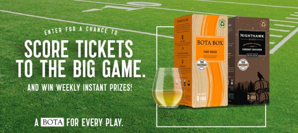 Touchdown! Win Big in the Bota Box Football Instant Win Sweepstakes!