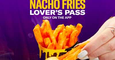 Get Ready! Free Taco Bell Nacho Fries Lover’s Pass Drops at 5 PM EST