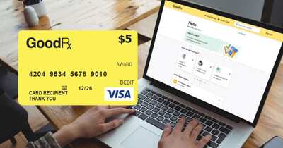 Free $5 Visa Gift Card with GoodRx