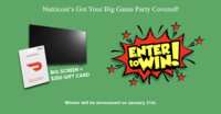 TV Time + Tasty Eats: Win a Big Screen TV & DoorDash Credit!