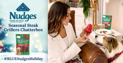 Free Blue Buffalo Nudges Seasonal Steak Grillers Chatterbox Kit: Treat Your Pup to a BBQ-Worthy Feast!