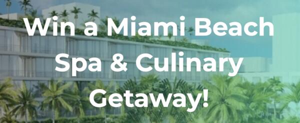 Win a Miami Beach Retreat: Spa Credit, AMEX Gift Card & More!