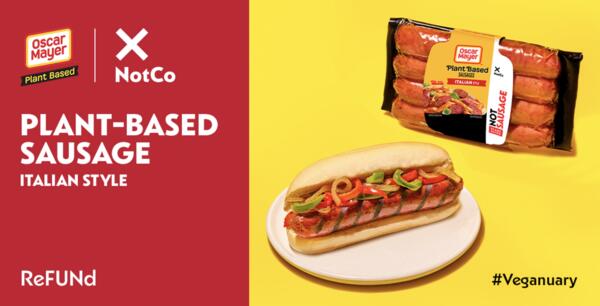 Oscar Mayer Goes Plant-Based: Free NotSausage ReFUNd!