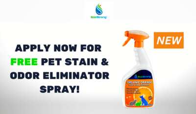 Eliminate Odors the Eco-Friendly Way: FREE EcoStrong Organic Orange Pet Cleaner!