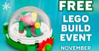 Family Fun for the Holidays – Free LEGO Train Snow Globe Event at B&N!