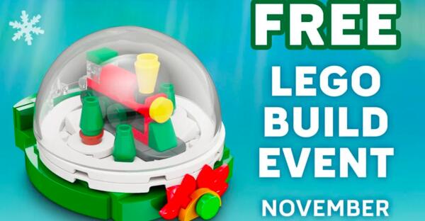 Family Fun for the Holidays – Free LEGO Train Snow Globe Event at B&N!