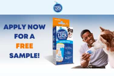 Sample of Twist + Lick Dog Dental Gel for FREE