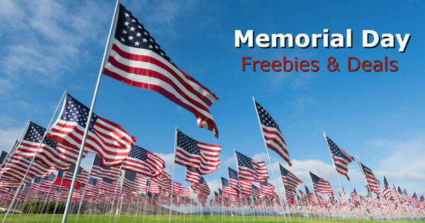 Memorial Day Freebies & Deals RoundUp